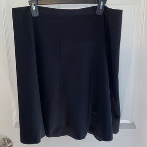 Calvin Klein SWING SKIRT KNEE LENGTH, BLACK, US SIZE 14 zip up
